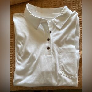 NWT Women’s Lands End Short Sleeve Polo Shirt